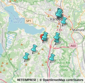 Mappa Via Alessandro Volta, 21022 Azzate VA, Italia (3.56077)