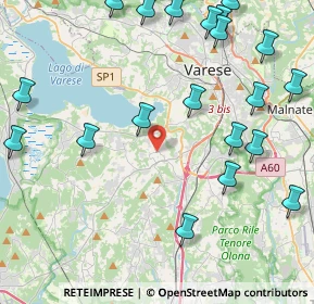 Mappa Via Alessandro Volta, 21022 Azzate VA, Italia (5.434)