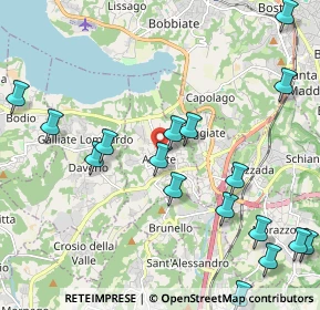 Mappa Via Alessandro Volta, 21022 Azzate VA, Italia (2.69111)