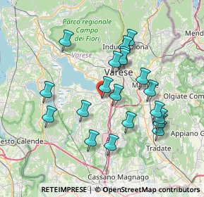 Mappa Via Alessandro Volta, 21022 Azzate VA, Italia (6.915)