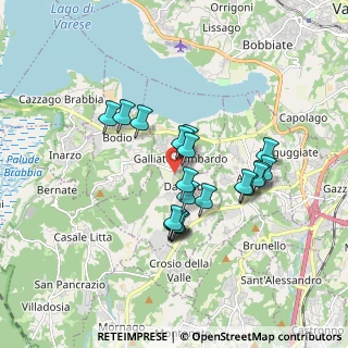 Mappa Via per Daverio, 21020 Galliate lombardo VA, Italia (1.4455)