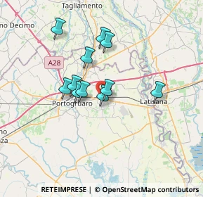 Mappa Viale Kennedy, 30025 Fossalta di Portogruaro VE, Italia (5.34818)