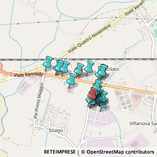 Mappa Viale Kennedy, 30025 Fossalta di Portogruaro VE, Italia (0.34)