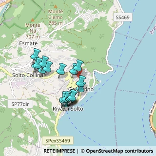 Mappa Via Pricipale, 24060 Riva di Solto BG, Italia (0.802)