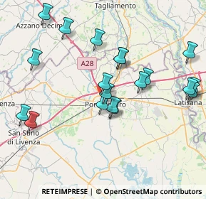 Mappa Via Armando Diaz, 30026 Portogruaro VE, Italia (8.343)