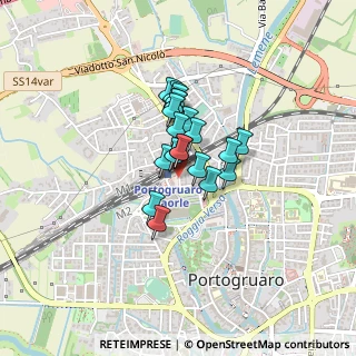 Mappa Via Armando Diaz, 30026 Portogruaro VE, Italia (0.245)