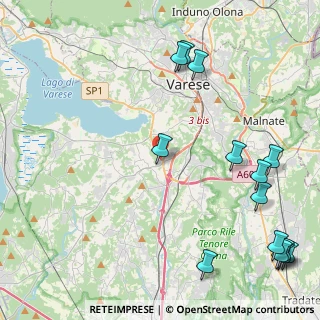 Mappa Via IV Novembre, 21020 Buguggiate VA, Italia (6.04857)
