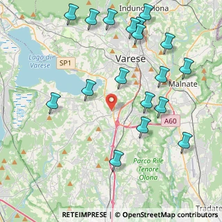 Mappa Via IV Novembre, 21020 Buguggiate VA, Italia (4.90778)