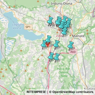 Mappa Via IV Novembre, 21020 Buguggiate VA, Italia (3.33438)
