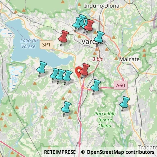 Mappa Via IV Novembre, 21020 Buguggiate VA, Italia (3.73571)