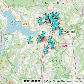 Mappa Via IV Novembre, 21020 Buguggiate VA, Italia (3.4045)