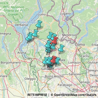 Mappa Via IV Novembre, 21020 Buguggiate VA, Italia (9.786)