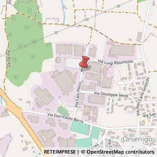 Mappa Via Caio Plinio, 8, 22030 Orsenigo, Como (Lombardia)