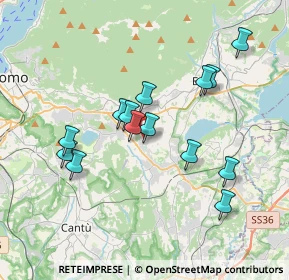 Mappa Via Caio Plinio, 22030 Orsenigo CO, Italia (3.33143)