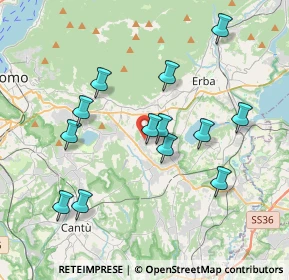 Mappa Via Caio Plinio, 22030 Orsenigo CO, Italia (3.67077)