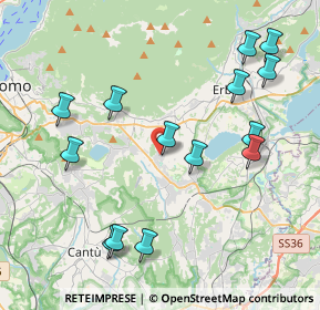 Mappa Via Caio Plinio, 22030 Orsenigo CO, Italia (4.44929)