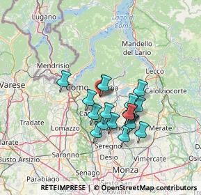 Mappa Via Caio Plinio, 22030 Orsenigo CO, Italia (10.63444)