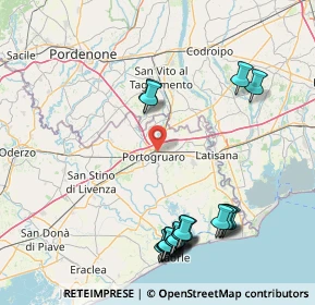 Mappa Via della Resistenza, 30026 Portogruaro VE, Italia (19.3575)