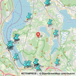 Mappa Via Montecalvo, 21020 Cadrezzate VA, Italia (6.328)