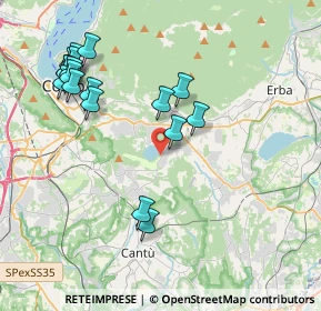 Mappa Via Cantù, 22030 Montorfano CO, Italia (4.345)