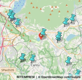 Mappa Via Cantù, 22030 Montorfano CO, Italia (5.726)