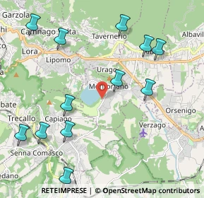 Mappa Via Cantù, 22030 Montorfano CO, Italia (2.44667)