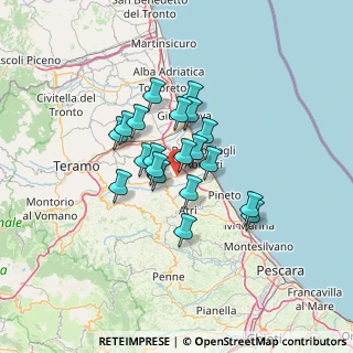 Mappa Via Leonardo da Vinci, 64020 Pagliare TE, Italia (9.7935)