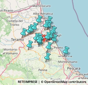 Mappa S.S 150, 64020 Pagliare TE, Italia (9.595)