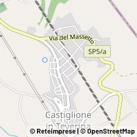 Map Castiglione in Teverina