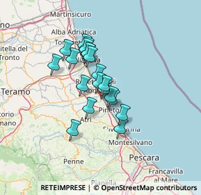 Mappa Via Campo di Giove, 64025 Pineto TE, Italia (9.882)