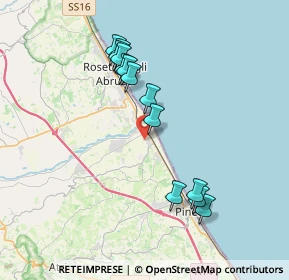 Mappa Via Campo di Giove, 64025 Pineto TE, Italia (3.69769)