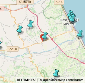 Mappa SS 150, 64020 Pagliare TE, Italia (6.29071)