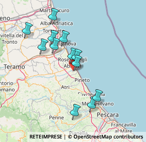 Mappa Via Dei Muratori Zona Industriale, 64025 Pineto TE, Italia (14.1425)