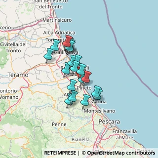 Mappa Via Teramo, 64025 Pineto TE, Italia (10.102)