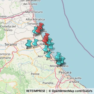 Mappa Via Teramo, 64025 Pineto TE, Italia (11.11842)