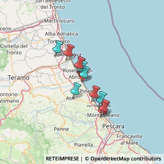 Mappa Via Teramo, 64025 Pineto TE, Italia (9.69091)