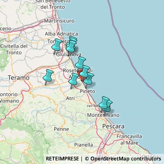 Mappa Via Teramo, 64025 Pineto TE, Italia (10.96091)