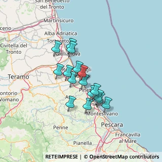 Mappa Via Teramo, 64025 Pineto TE, Italia (10.33063)