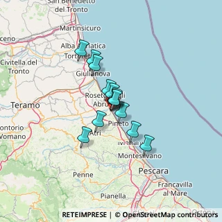 Mappa Via Teramo, 64025 Pineto TE, Italia (8.02714)