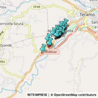 Mappa Via Cavalieri di Vittorio Veneto, 64010 Torricella sicura TE, Italia (0.67857)