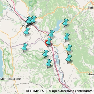 Mappa Via Antonio Gramsci, 01024 Castiglione In Teverina VT, Italia (8.36765)