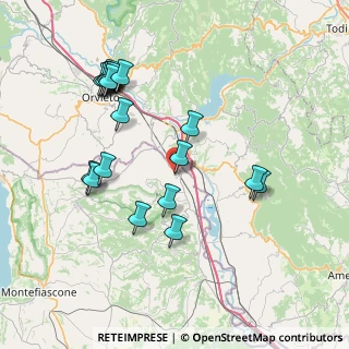 Mappa Via Antonio Gramsci, 01024 Castiglione In Teverina VT, Italia (8.565)
