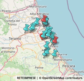 Mappa Via S P Salara, 64020 Pagliare TE, Italia (9.766)