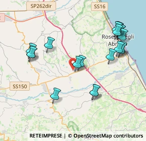 Mappa Via S P Salara, 64020 Pagliare TE, Italia (4.642)