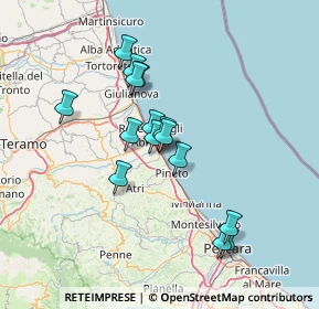 Mappa Via Tagliamento, 64025 Pineto TE, Italia (12.26)