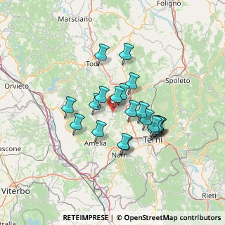 Mappa Avigliano Umbro, 05026 Montecastrilli TR, Italia (11.3375)