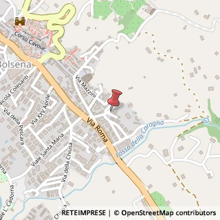 Mappa Via Acqua della Croce, 25, 01023 Acquapendente, Viterbo (Lazio)