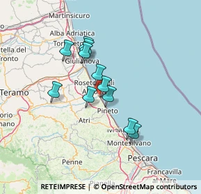 Mappa Via Volturno, 64025 Pineto TE, Italia (10.95091)