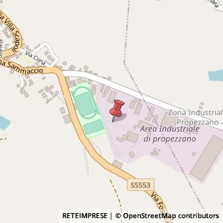 Mappa Zona Ind.le Sammaccio, 64024 Notaresco, Teramo (Abruzzo)