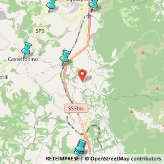Mappa Via Campagna, 05021 Acquasparta TR, Italia (4.223)